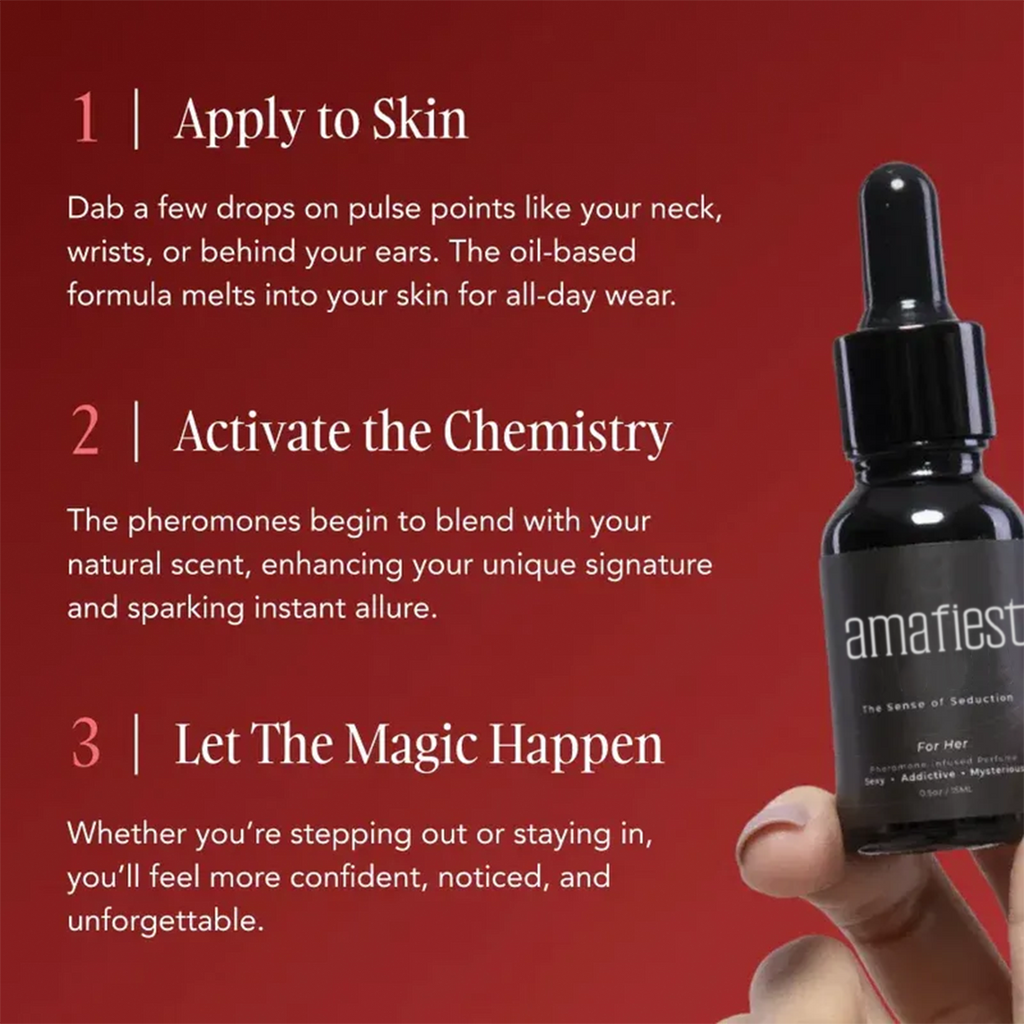 Amafiesta For Her The compliment-magnet that blends with your natural scent