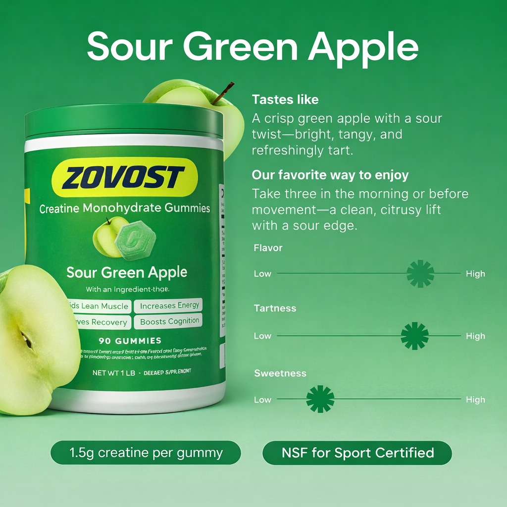 Zovost Creatine Monohydrate Gummies
